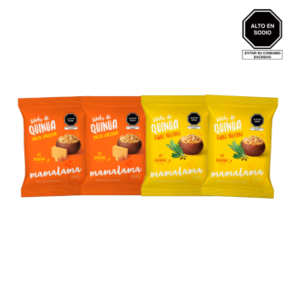 Pack Sticks de Quinua Queso Cheddar – Finas Hierbas 80g x4unds